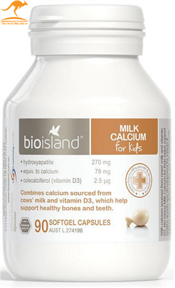 Sữa bổ xung Canxi cho bé từ 4 tuần tuổi trở lên ( 90 viên)-Milk Calcium